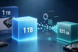 چرا ظرفیت واقعی هارد و SSD کمتر از عدد روی جعبه است؟