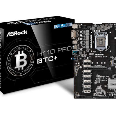 مادربرد آکبند آزراک مدل H110 Pro BTC+