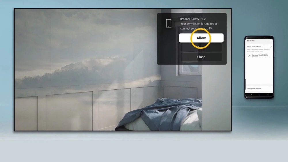اتصال گوشی سامسونگ به تلویزیون با  Smart View