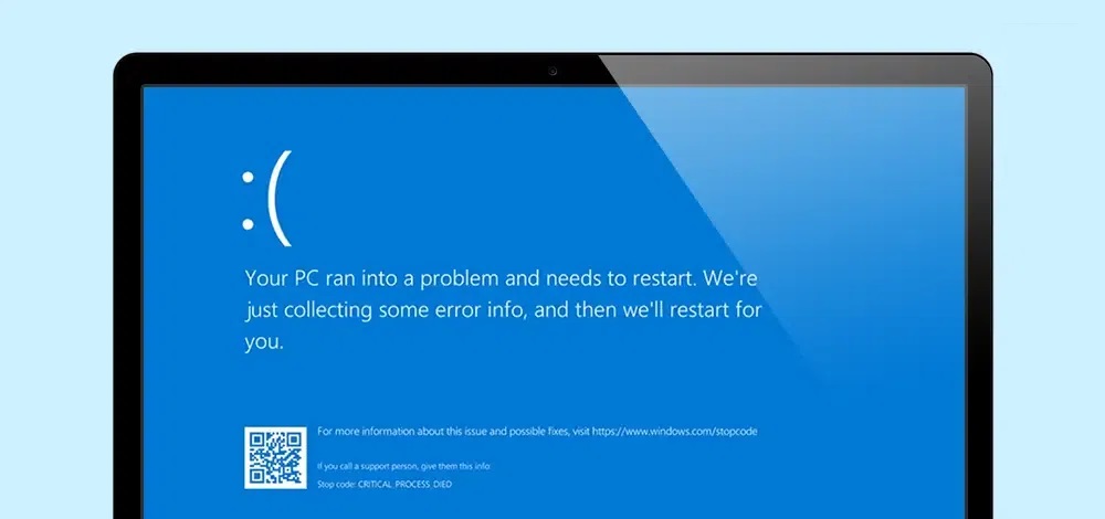 ریاستارتهای مکرر و صفحه آبی مرگ (BSOD)