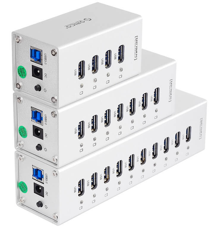 تعداد درگاه های اتصال هاب usb