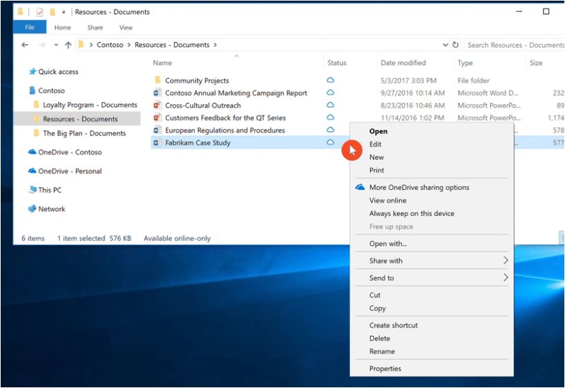 کسانی که از OneDrive استفاده می کنند می توانند از یک ویژگی مفید به نام Files On-Demand استفاده کنند.