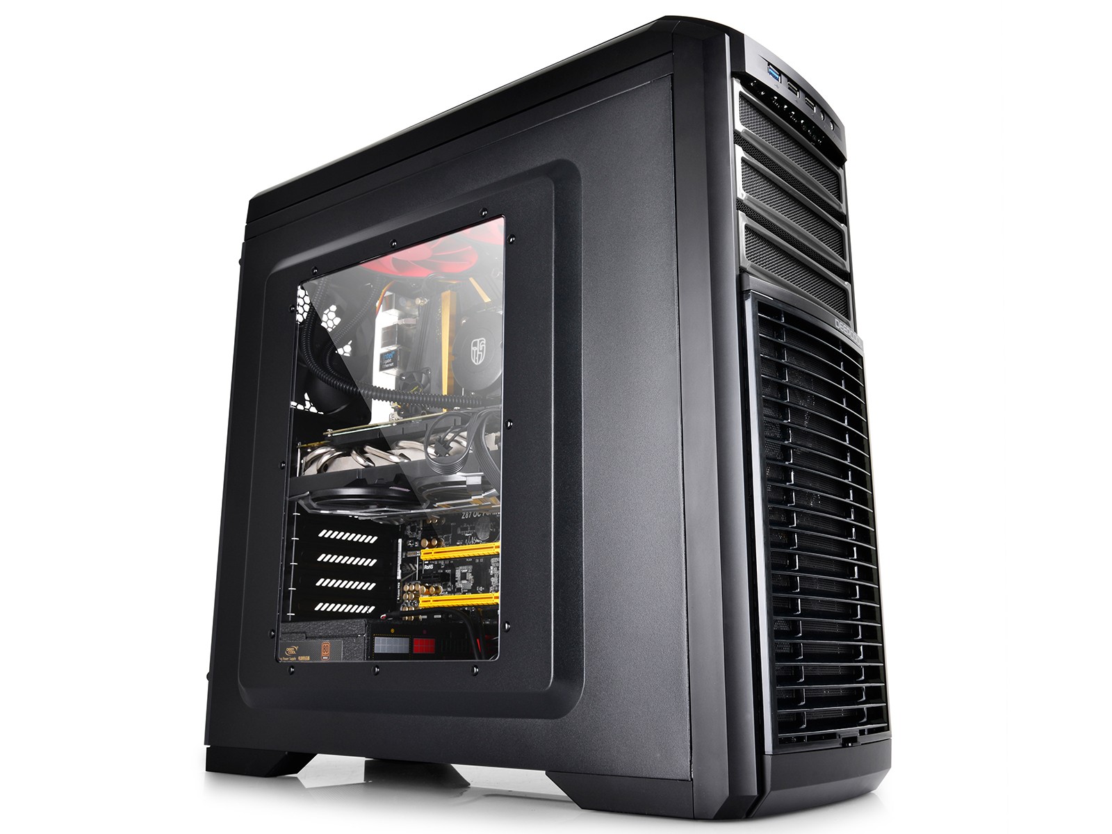 کیس کامپیوتر دیپ کول KENDOMEN TITANIUM