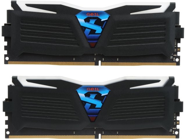 رم کامپیوتر 16 گیگابایت DDR4 دو کاناله 3000 مگاهرتز گیل SUPER LUCE