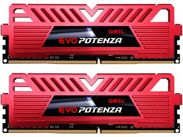رم کامپیوتر 16 گیگابایت DDR4 دو کاناله 2400 مگاهرتز گیل EVO POTENZA