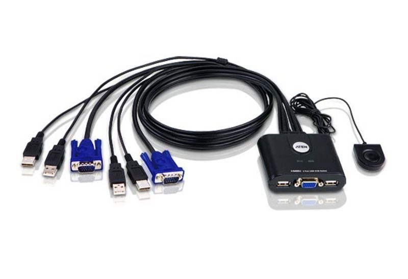 KVM سوئیچ 2 پورت آتن CS22U