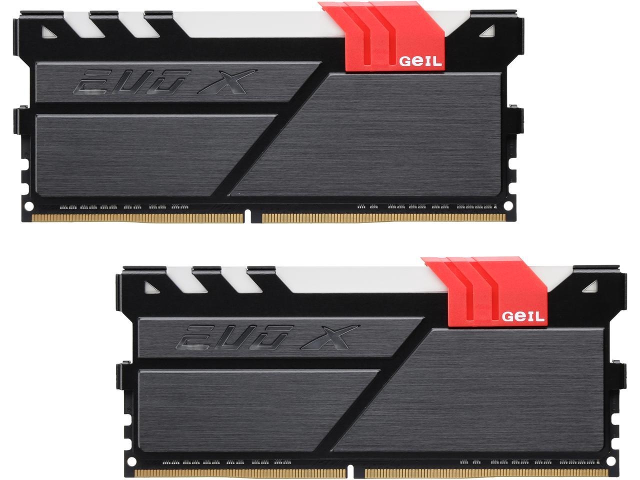 رم کامپیوتر 32 گیگابایت DDR4 دو کاناله 3000 مگاهرتز گیل EVO X