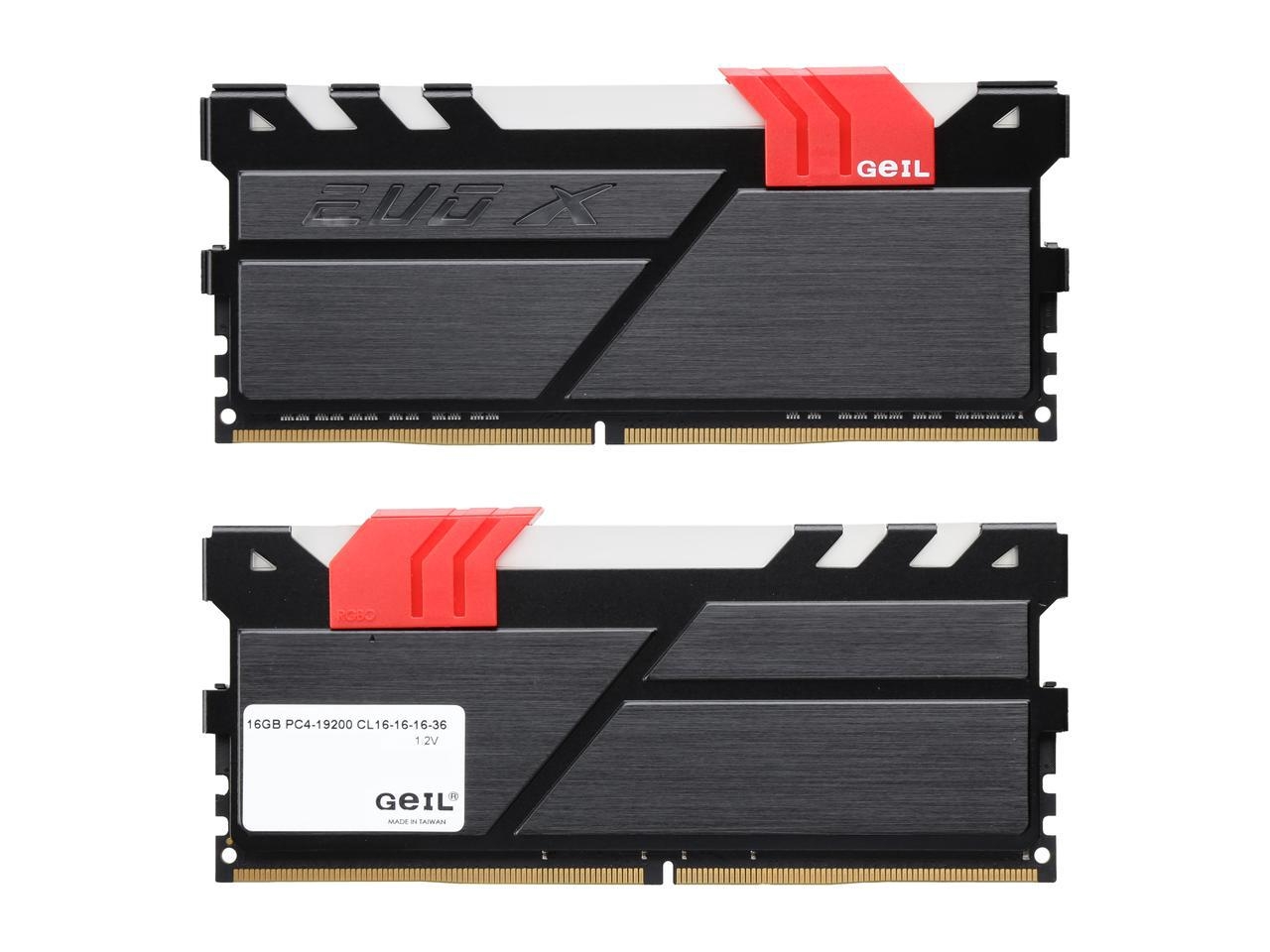 رم کامپیوتر 32 گیگابایت DDR4 دو کاناله 3000 مگاهرتز گیل EVO X