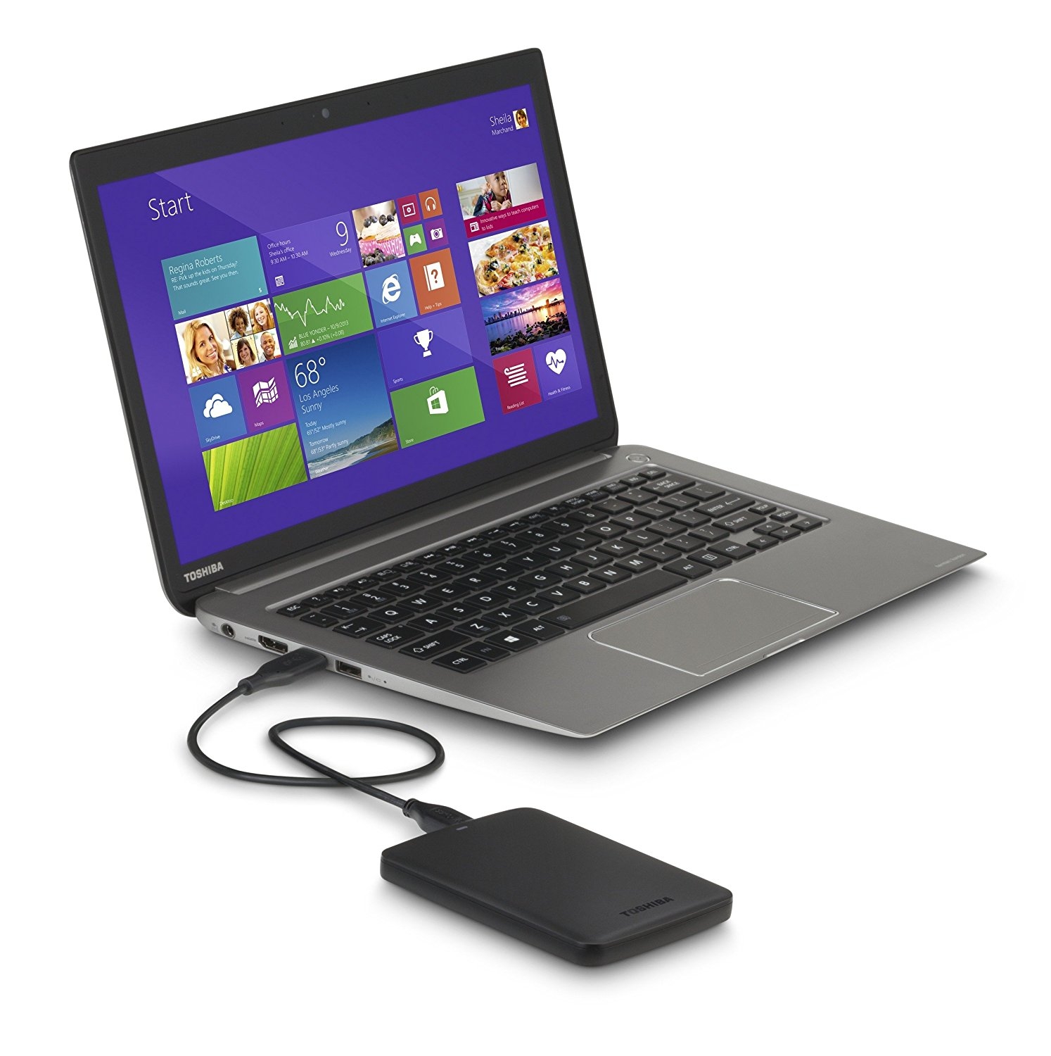 هارد اکسترنال توشیبا Canvio Basics ظرفیت 2 ترابایت
