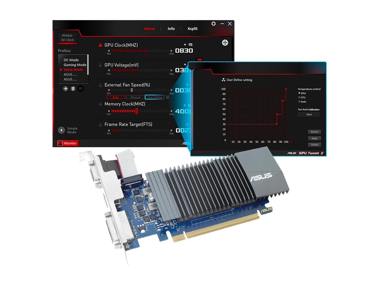 کارت گرافیک ایسوس GT710 SL 2GD5