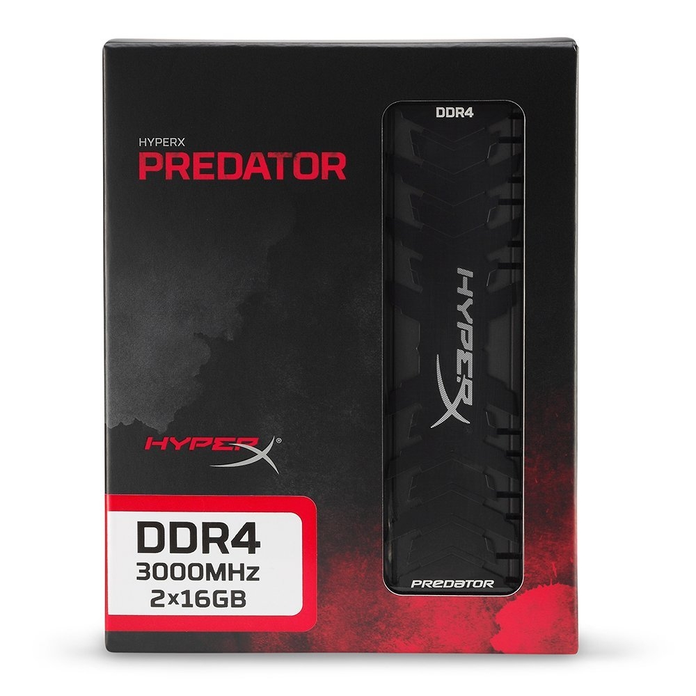 رم کامپیوتر 32 گیگابایت DDR4 دو کاناله 3000 مگاهرتز کینگ استون HyperX Predator
