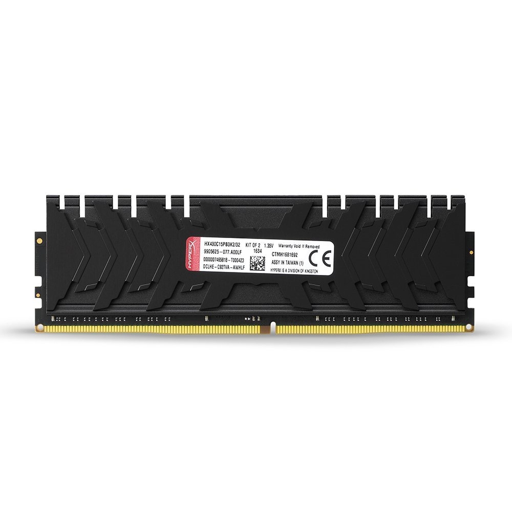 رم کامپیوتر 32 گیگابایت DDR4 دو کاناله 3000 مگاهرتز کینگ استون HyperX Predator