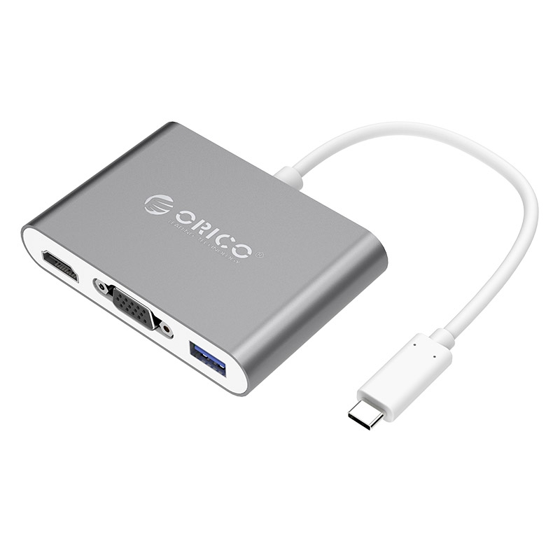 مبدل Type-C به HDMI-VGA اوریکو RCHV