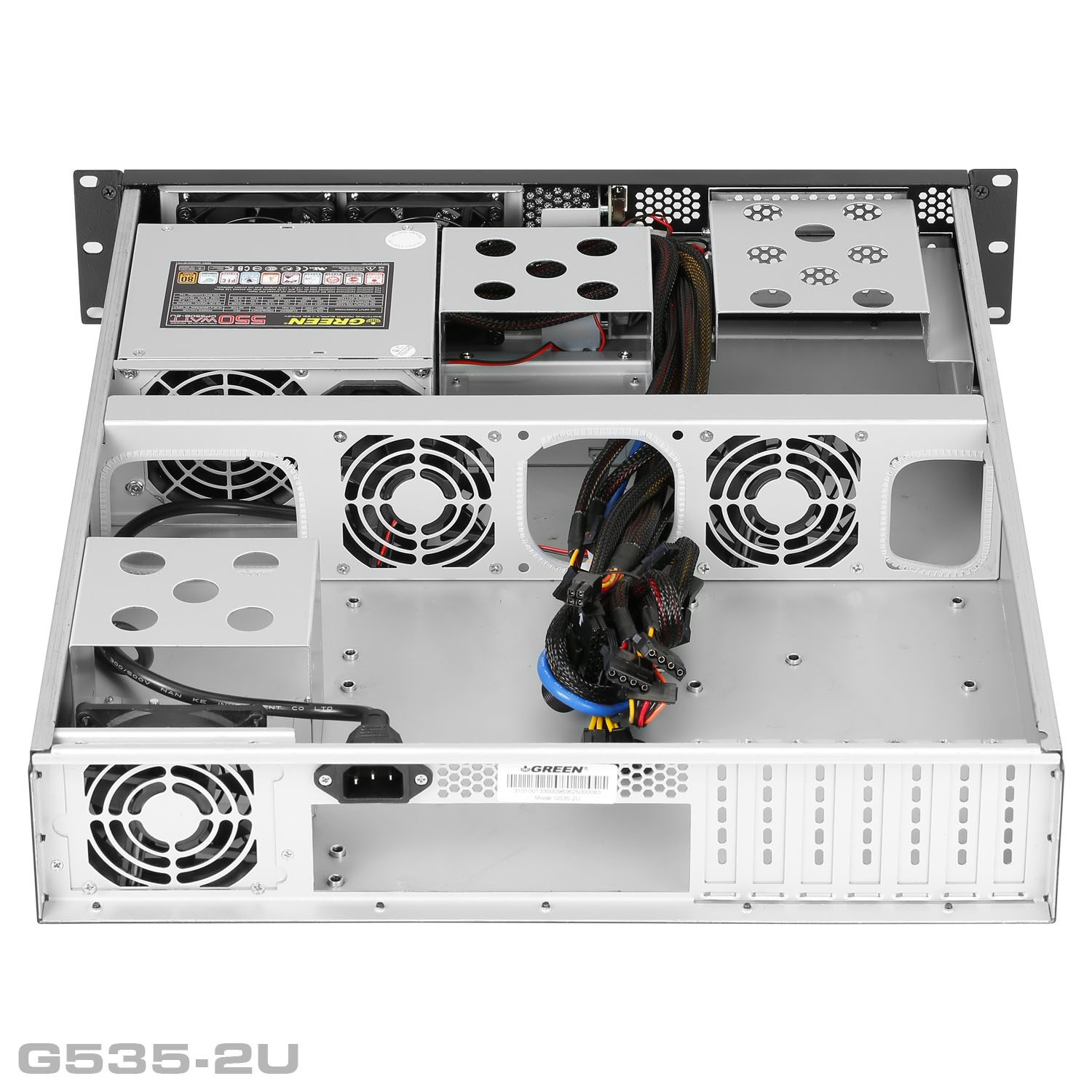 کیس رکمونت گرین G535-2U