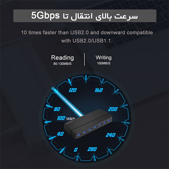 هاب 4 پورت USB 3.0 اوریکو H7928-U3-V1