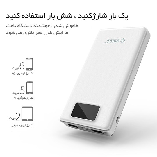 پاوربانک 12000mAh اوریکو LE20000