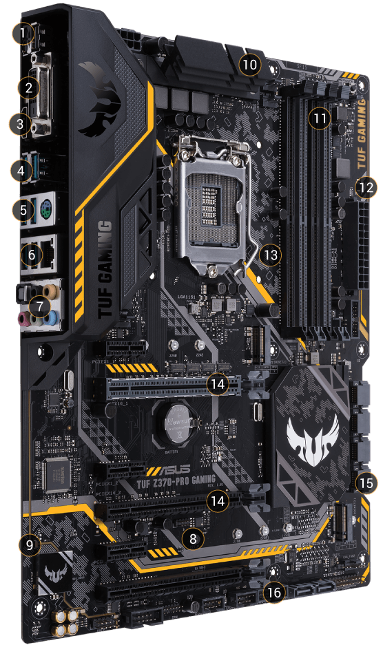 مادربرد ایسوس گیمینگ TUF Z370 - Pro
