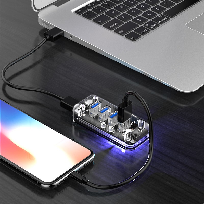 هاب 4 پورت USB 3.0 اوریکو F4U-U3