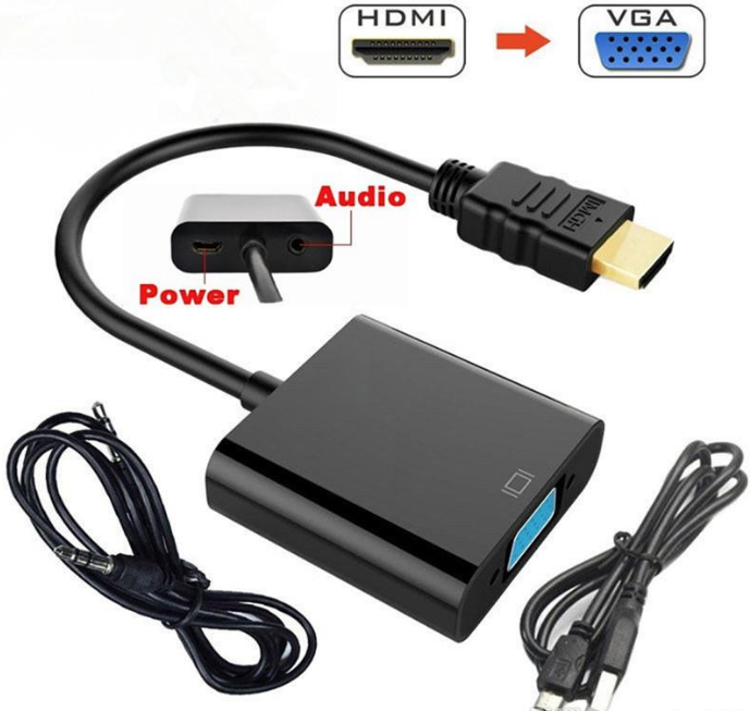 مبدل HDMI به VGA همراه با پاور