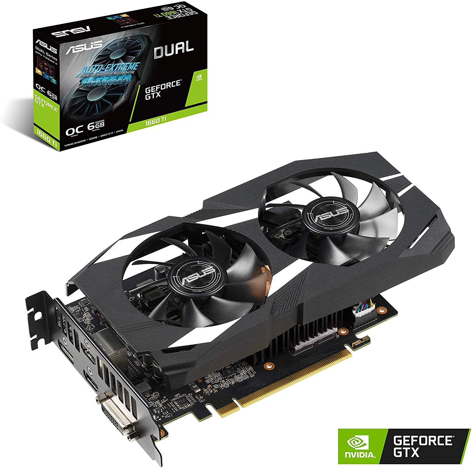 کارت گرافیک ایسوس DUAL-GTX1660TI-O6G