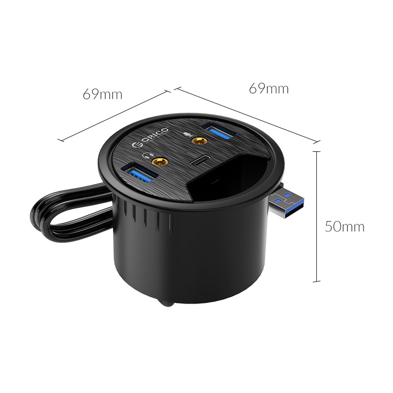 هاب USB 3.0 اوریکو DESK-2U1C