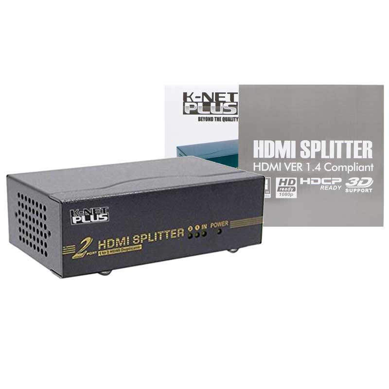 اسپلیتر 2 پورت HDMI کی نت پلاس مدل KP-SPHD1402