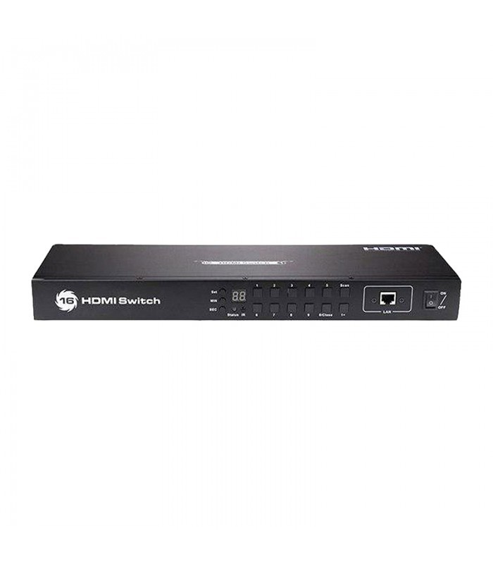 سوئیچ 16 پورت HDMI لایمستون LS-HS1601