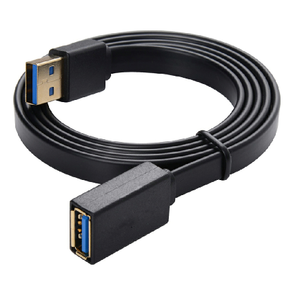 کابل افزایش طول USB فلت طول 1.5 متر