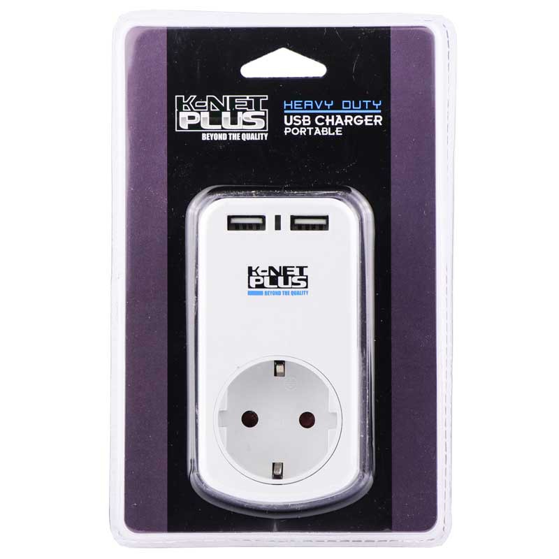 شارژر و محافظ برق کی نت پلاس مدل KP-PS03