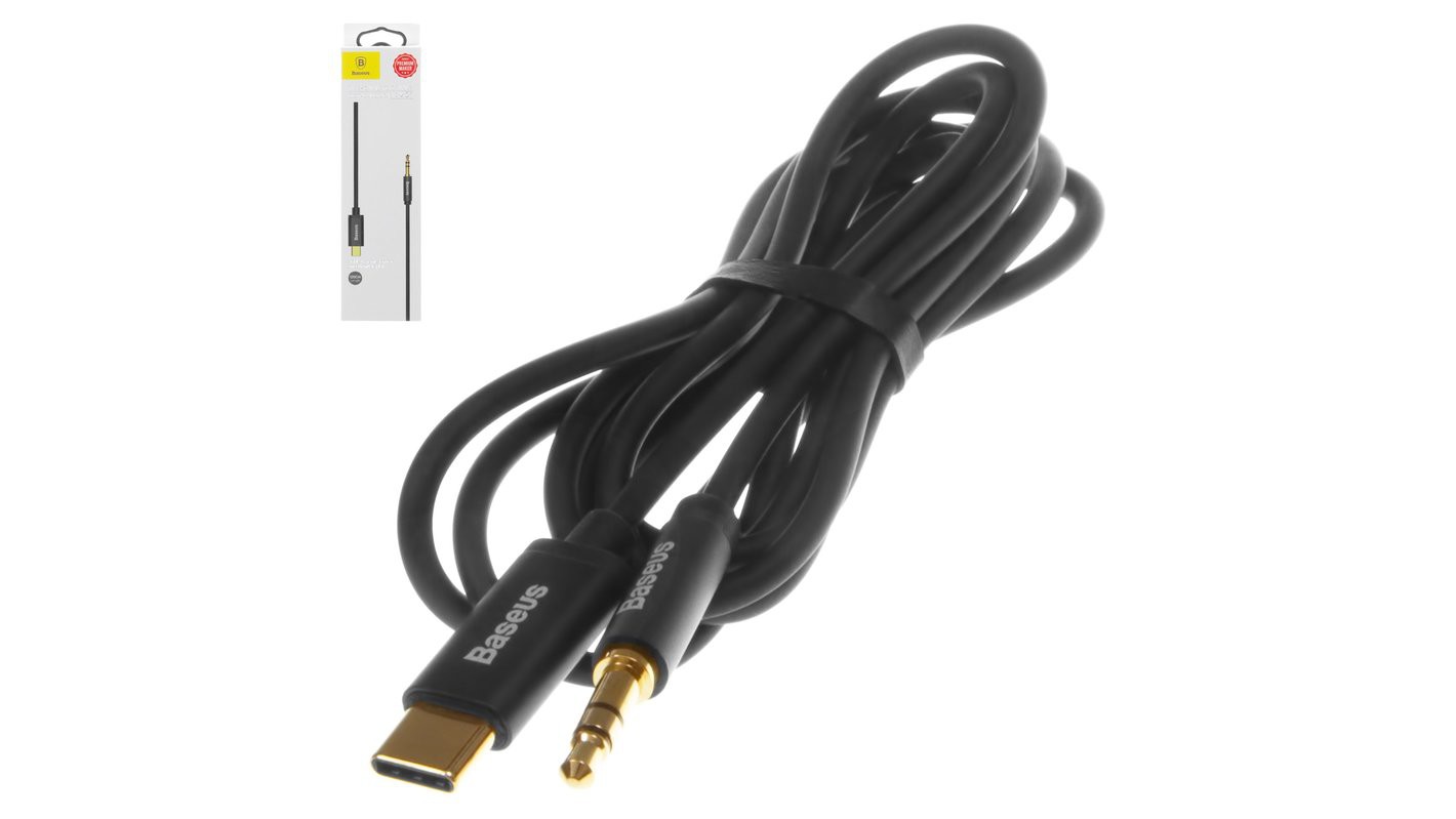 کابل تبدیل صدا Type-C باسئوس CAM01-01 طول 1 متر