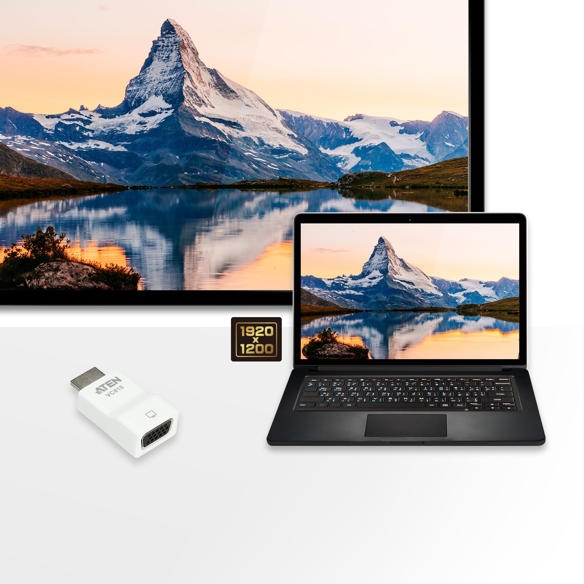 مبدل HDMI به VGA آتن VC810