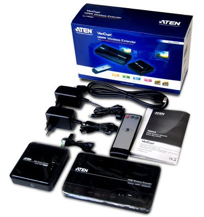 اکستندر HDMI بی سیم آتن VE809 پشتیبانی تا 30 متر