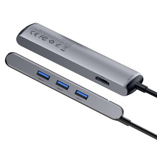 هاب 6 پورت USB-C باسئوس CAHUB-J0G