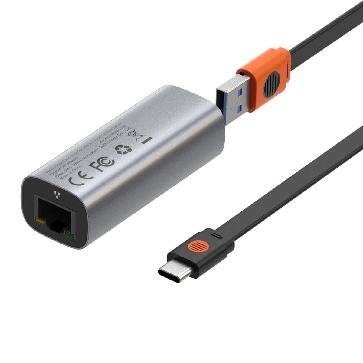 مبدل TYPE-C به RJ45 باسئوس CAHUB-AF0G