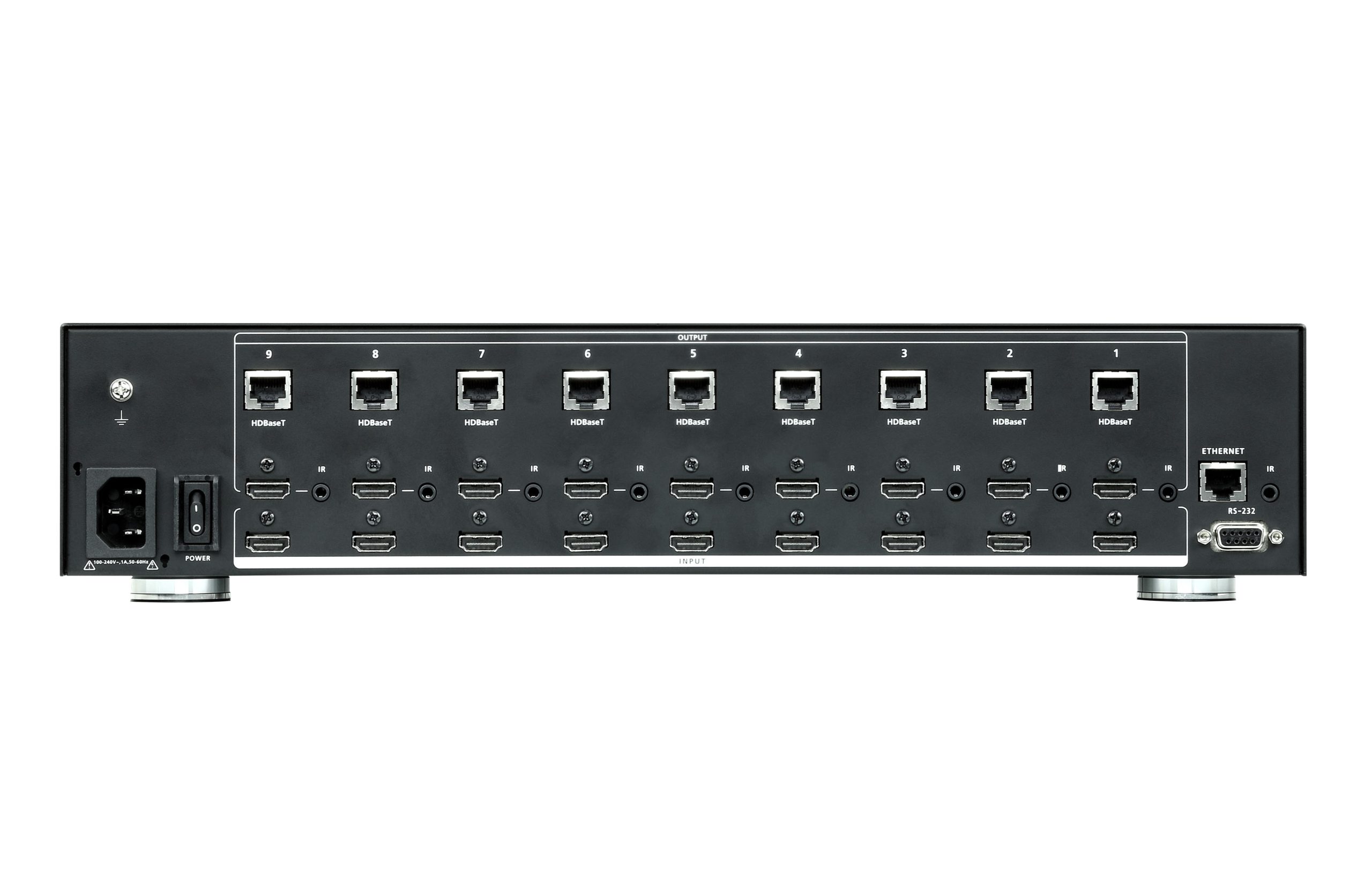 ماتریکس سوئیچ 9در9 HDMI Hdbaset-Lite 4K آتن VM3909H