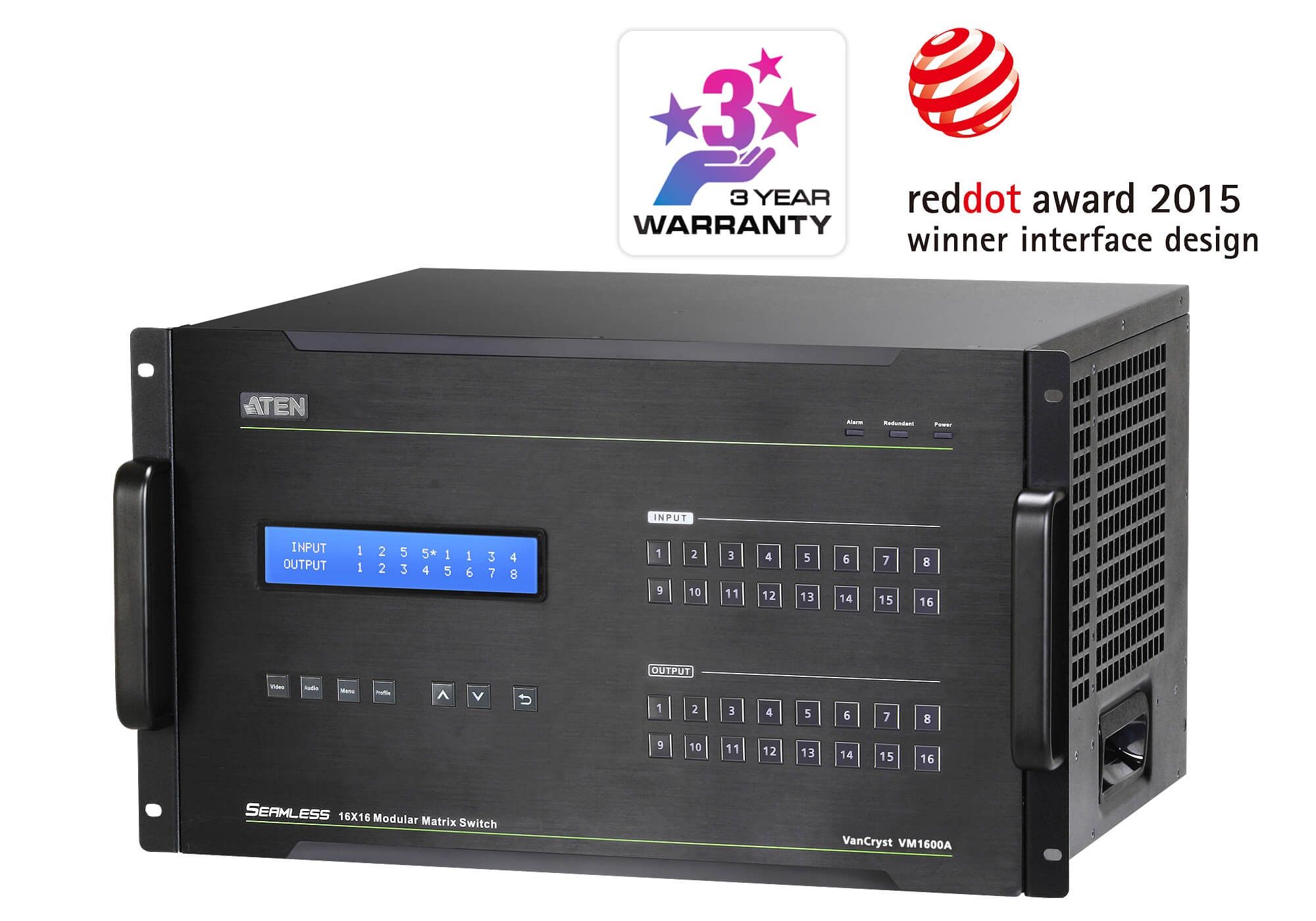 ماتریکس سوئیچ ماژولار16 در16 آتن VM1600A