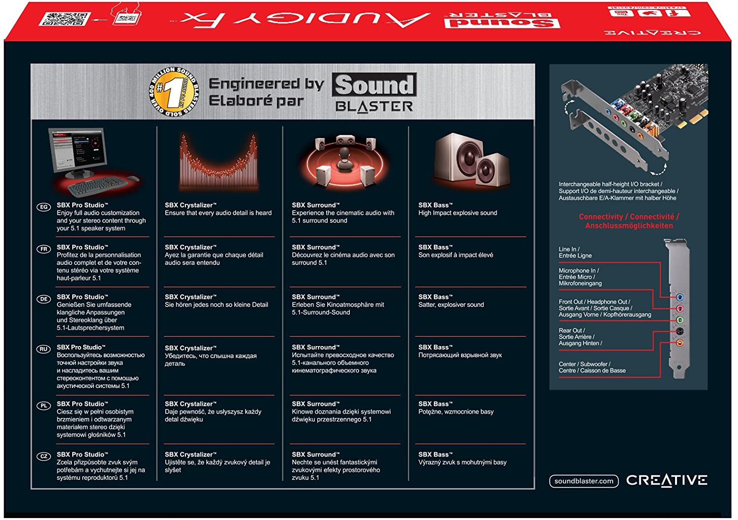 کارت صدا کریتیو Blaster Audigy FX