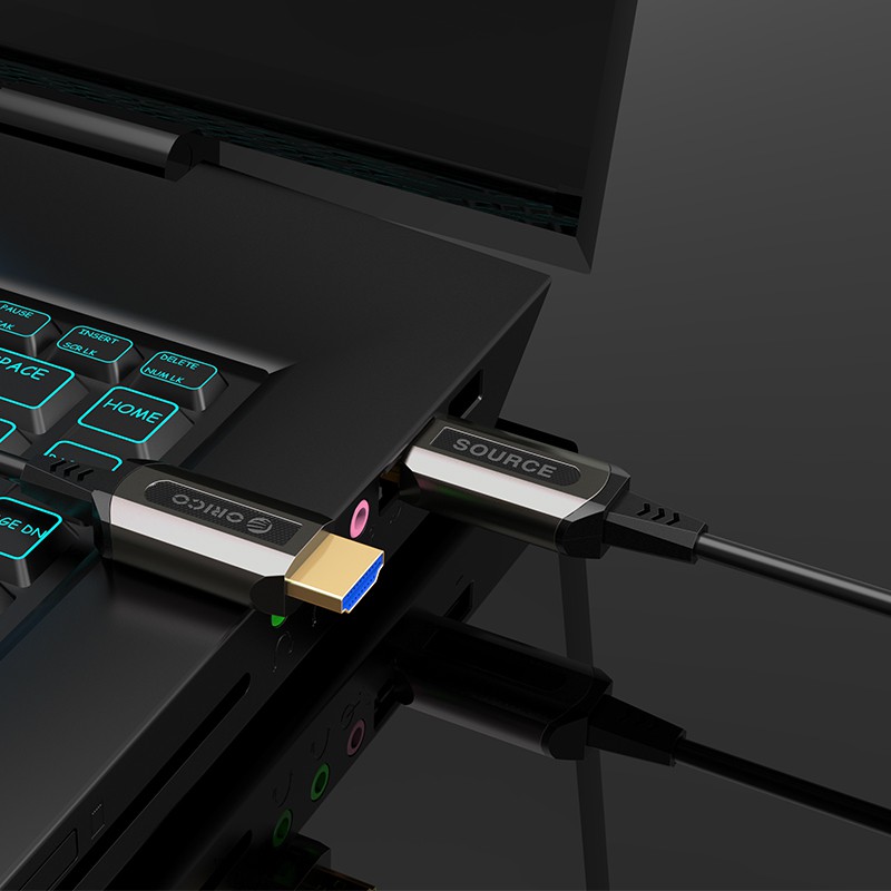 کابل HDMI 4K ورژن 2.0 فیبر نوری اوریکو GHD701 طول 40 متر