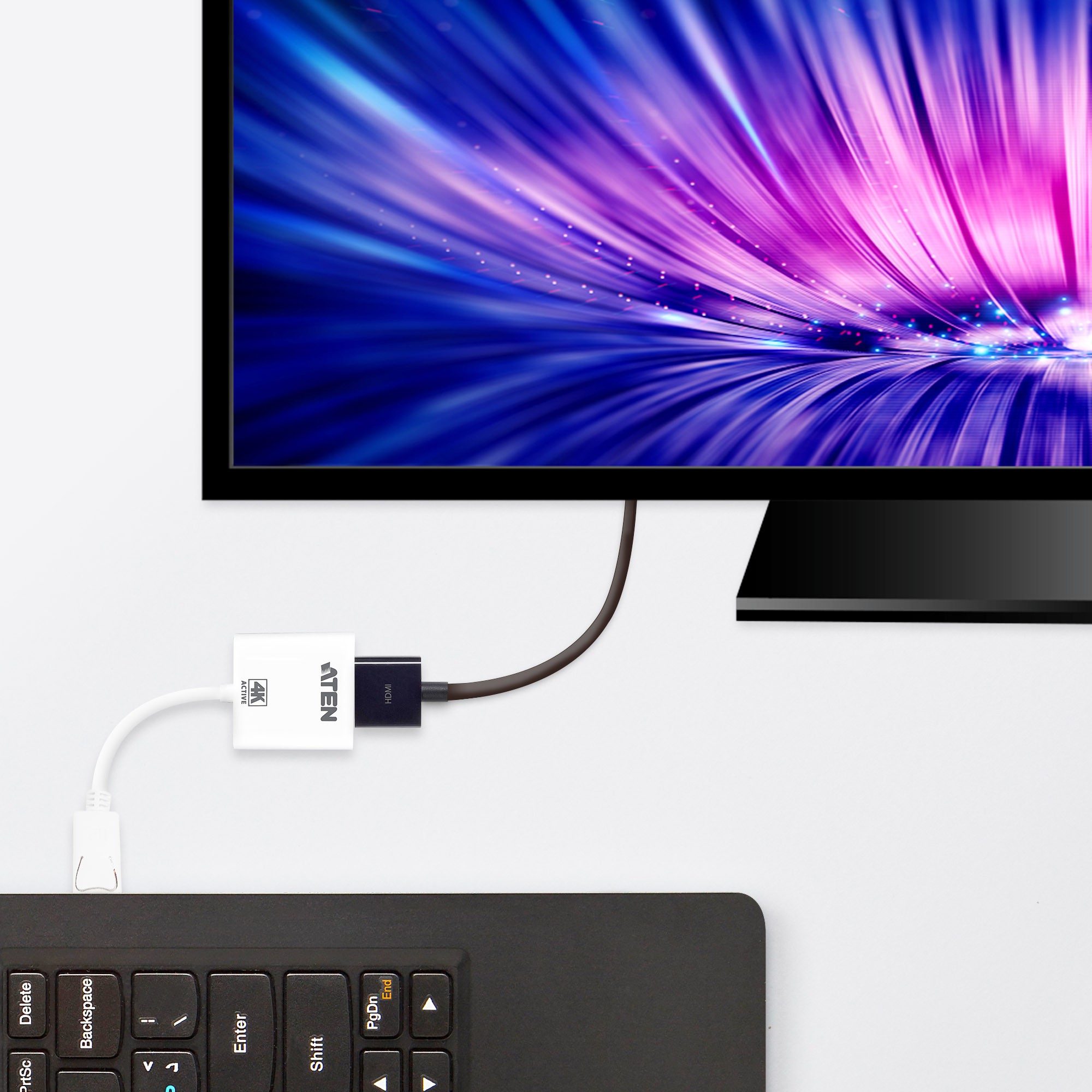 مبدل Displayport به HDMI آتن VC986