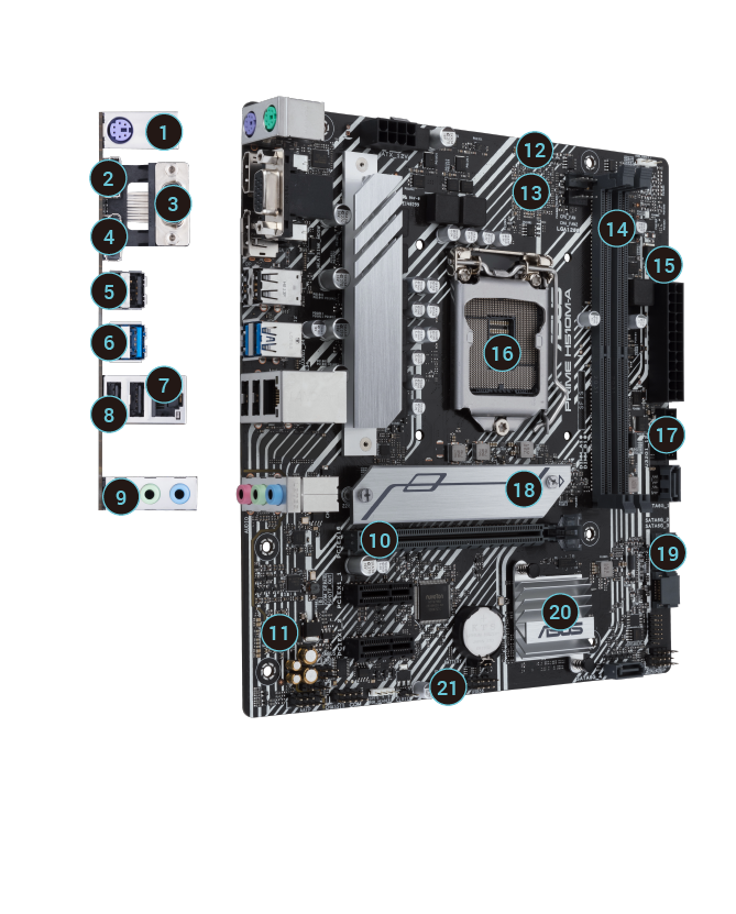 مادربرد ایسوس Prime H510M-A