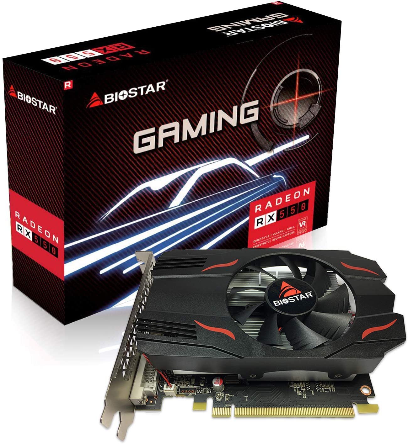 کارت گرافیک بایوستار RX 550 2GB GDDR5 128Bit