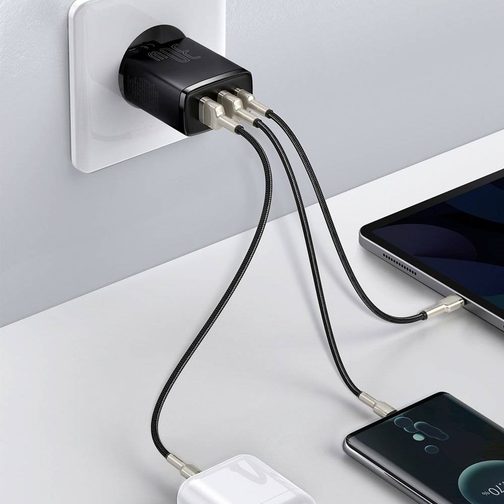 شارژر دیواری باسئوس 30W مدل CCXJ-E01