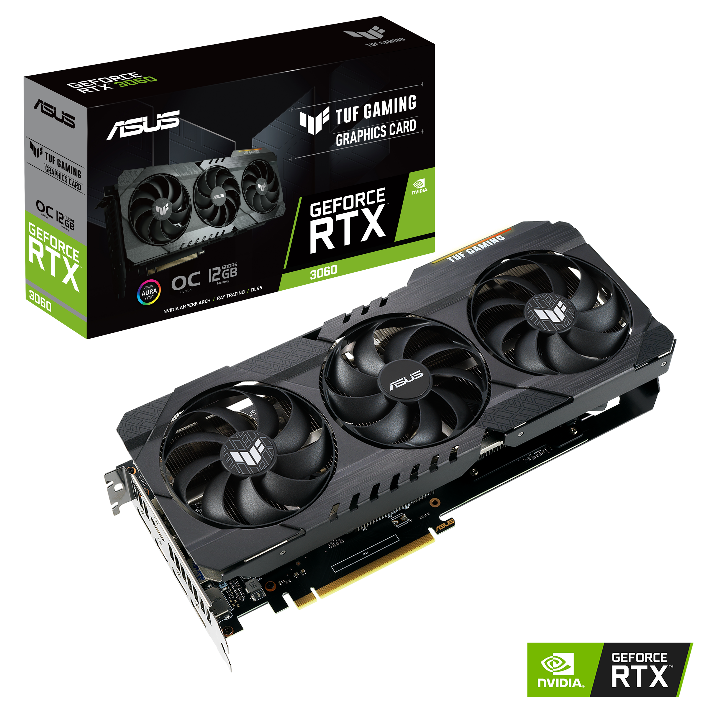 کارت گرافیک ایسوس TUF-RTX3060-O12G-GAMING