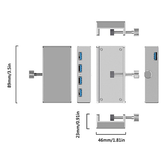 هاب 4 پورت USB 3.0 اوریکو MH4PU