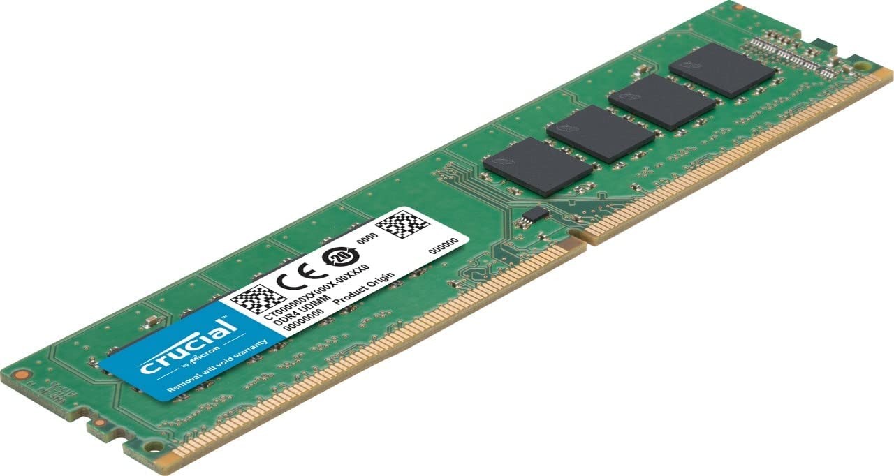 رم کامپیوتر 16 گیگابایت DDR4 تک کاناله 3200 مگاهرتز کروشیال