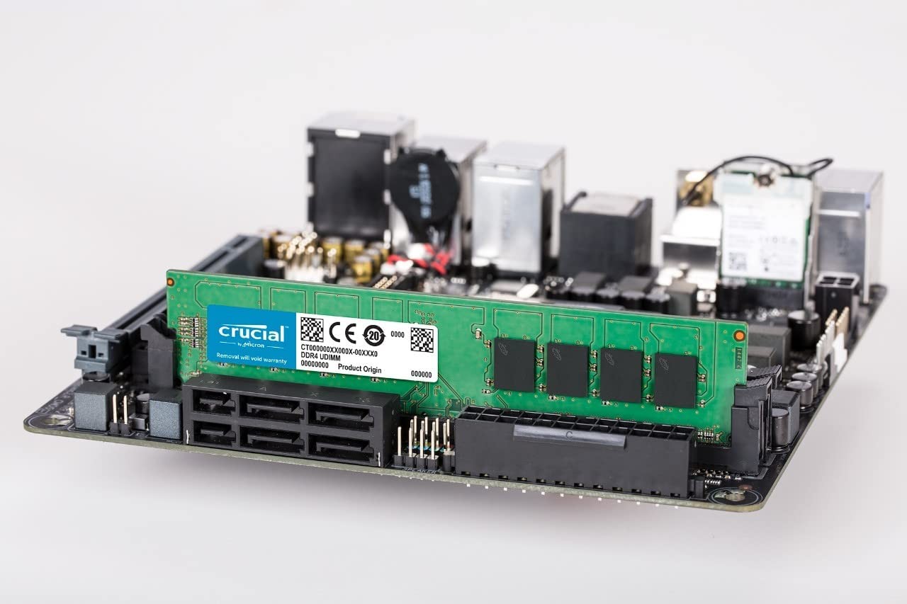 رم کامپیوتر 16 گیگابایت DDR4 تک کاناله 3200 مگاهرتز کروشیال