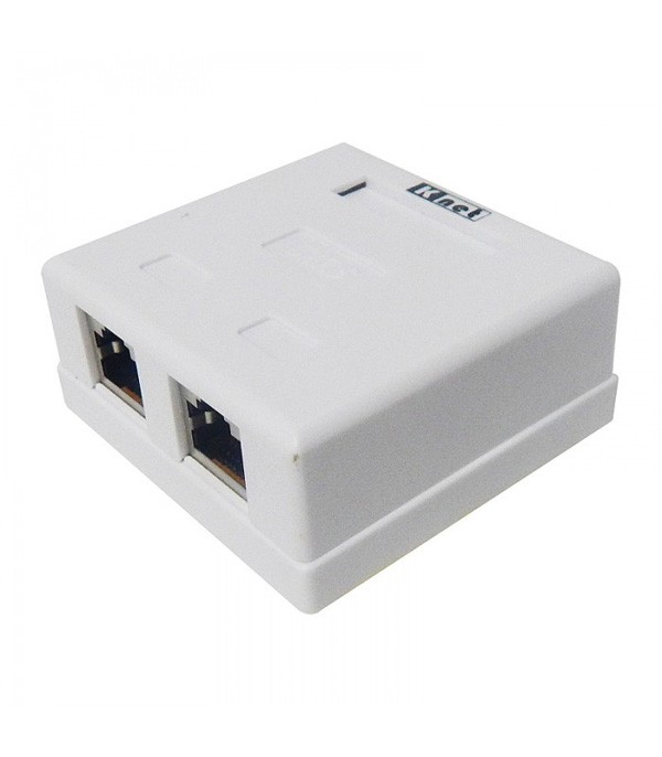 کیستون باکس 2 پورت CAT6 SFTP کی نت K-NBSC6S002