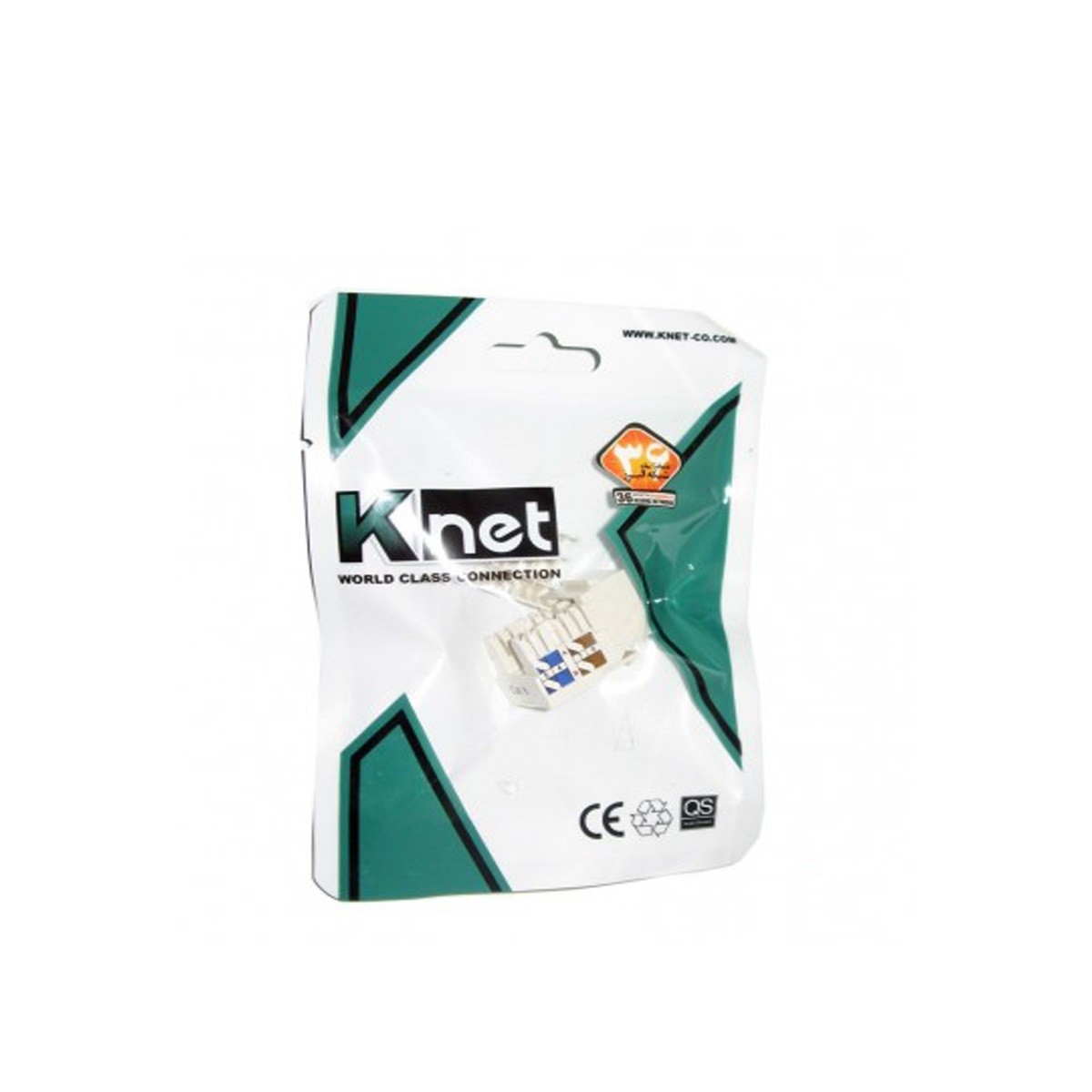 کیستون 90 درجه CAT6 UTP کی نت مدل K-NKJC6U090