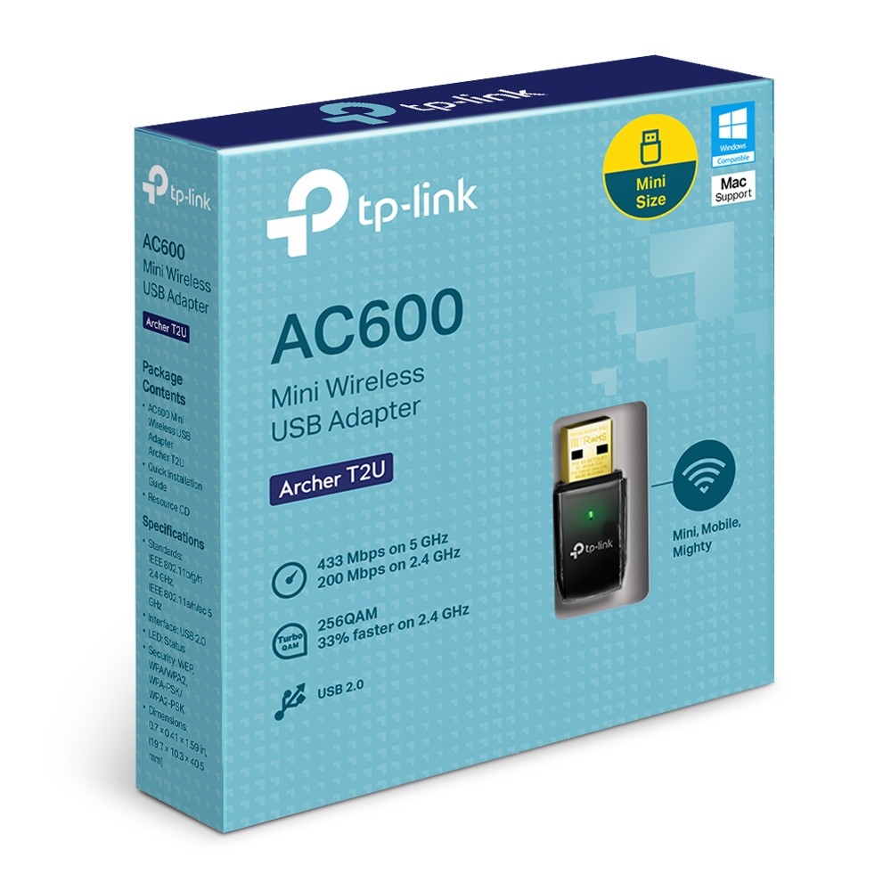 کارت شبکه بی سیم USB تی پی لینک Archer T2U