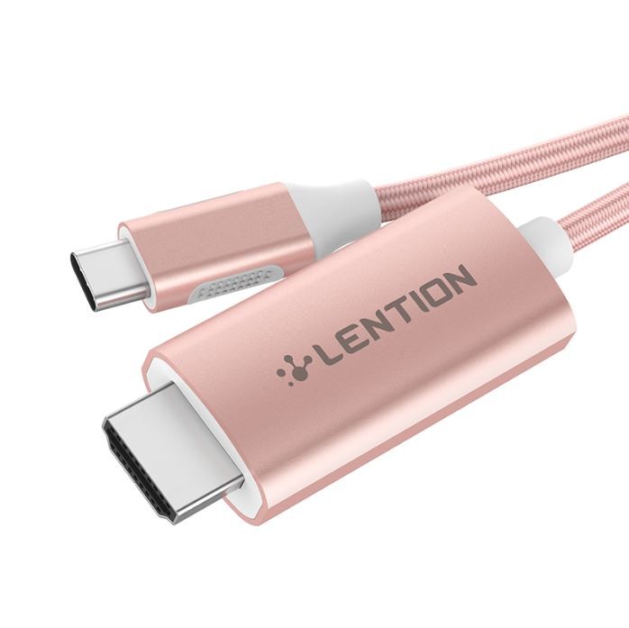 کابل تبدیل USB-C به HDMI لنشن CU707 طول 3 متر